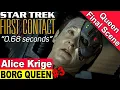 Borg Queen Alice Krige final scene Star Trek First Contact