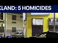 Oakland 5 homicides since start of 2026
