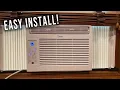 How to Install Midea 5000 BTU Window Air Conditioner Model MAW05R1WWT-T AC Real-Time Installation