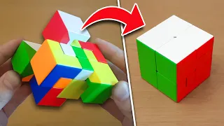 Attempting to Solve a PUPPET CUBE With NO Help