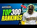 2024 Top 300 Fantasy Baseball Rankings