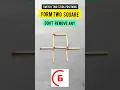 Can you solve this match stick puzzle