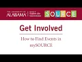 How to Search for Events in mySOURCE
