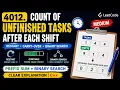 LeetCode 4012 Weekly Contest 513 Q3 Count of Unfinished Tasks After Each Shift