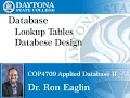 Database - Lookup Tables