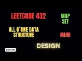 432 All O one Data Structure Design hash Map Hash Set Hard O 1 LeetCode