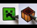 Relaxing Minecraft Colouring