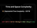 0 5 Exponential Time Complexity - O 2 N Time and Space Complexity Hindi