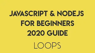 JavaScript for Beginners 2020 - Episode 9