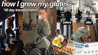 HOW I GREW MY GLUTES IN 45 DAYS?? very unexpected
