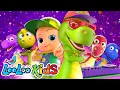 Lagu Five Little Dinos 🦖🎶 | LooLoo Kids – Zigaloo \u0026 Dinosaur Song for Kids