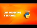 List indexing and slicing in Python Python Tutorials For Beginners In Hindi