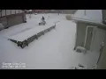 Craftsman 46 Snowblower in action