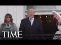 President Donald Trump s Easter Egg Roll Speech From The Truman Balcony TIME
