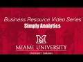 Business Series Simply Analytics