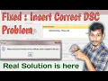 Fixed Please Check You Have Inserted Correct Certificate Insert Correct DSC Error Solution ETender