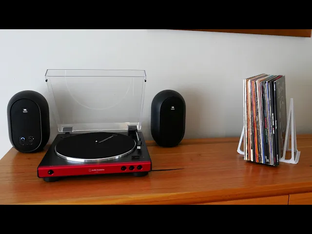 Vinyl Record Holder with 'Now Playing' Shelf video thumbnail