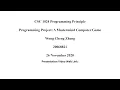 CSC1024 Programming Principle 20068821 Wong Cheng Zheng
