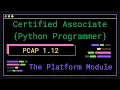 PCAP 1 12 - The Platform Module