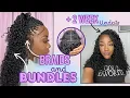Who s Going To Know Partial Sew in w Boho Human Hair Braids Curly Hair YWIGS