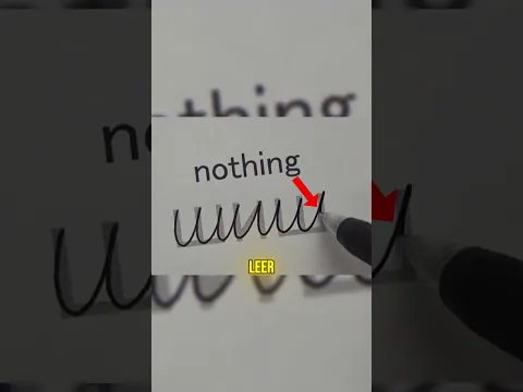 Así es la letra CURSIVA Rusa