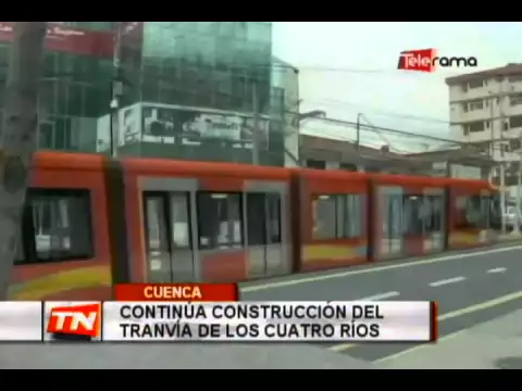 Continúa construcción del Tranvía de los Cuatro Ríos