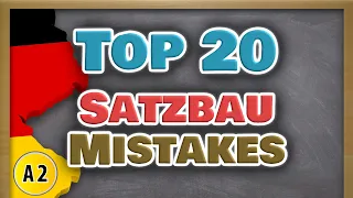 20 German Word Order Mistakes (Can You Spot Them?) | A2 Level