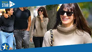 Camila Morrone and father Maximo take a sunny stroll in New York City after Leonardo DiCaprio split8
