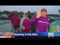 California Winter Storm Update Runners race at Folsom Lake amid heavy rain