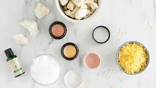How to Make a Vanilla Lip Balm with Coconut Oil and Beeswax. 