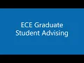 UCSD ECE Graduate Student Advising Tutorial