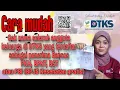 Download Lagu CARA MUDAH CEK NAMA PENERIMA PKH BPNT PBI BST DI DTKS