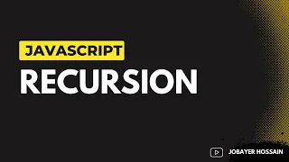 Javascript Recursion Function Functional Programming in Javascript