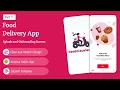 Food Delivery App UI Kotlin Tutorial Splash Onboarding in Android Studio