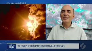 160 cidades de Goiás estão em alerta para tempestades