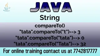 compareTo method of string in java equals vs compareTo method