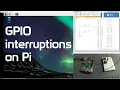 onPi - GPIO interruptions in Python and C on a Raspberry PI