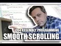 C64 smooth character scrolling