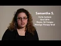 Samantha S Massage Therapy Grad Wayne NJ Fortis