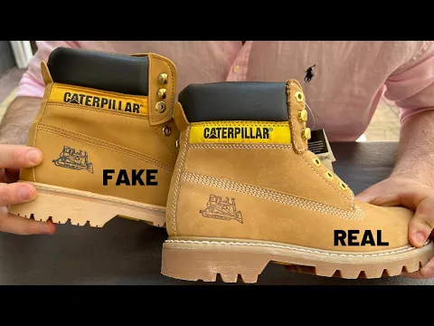 Download MP3 Fake vs Real Caterpillar Boots / How To Spot Fake Caterpillar Cat Shoes