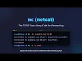 Netcat nc Command Tutorial The Ultimate Networking Swiss Army Knife