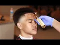 FRESHEST BLOW OUT TAPER BARBER TUTORIAL