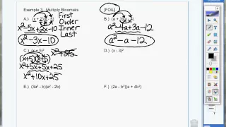 6 5 Example 3 Multiply polynomials