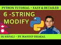 6 Python - String Modification in Nepali