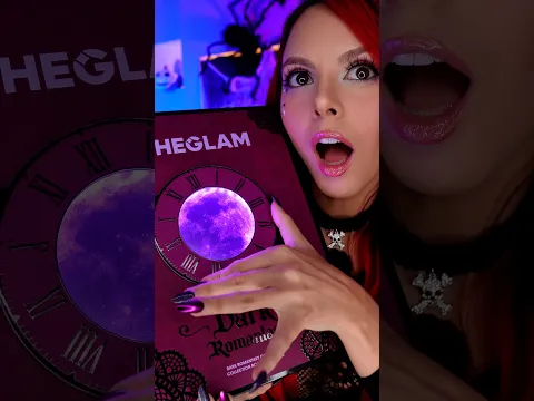 MAQUILLAJE VIRAL de HALLOWEEN!🎃 Gótico🖤 Dark Romantasy @sheglam_official 💜 #Sheglam #Halloween
