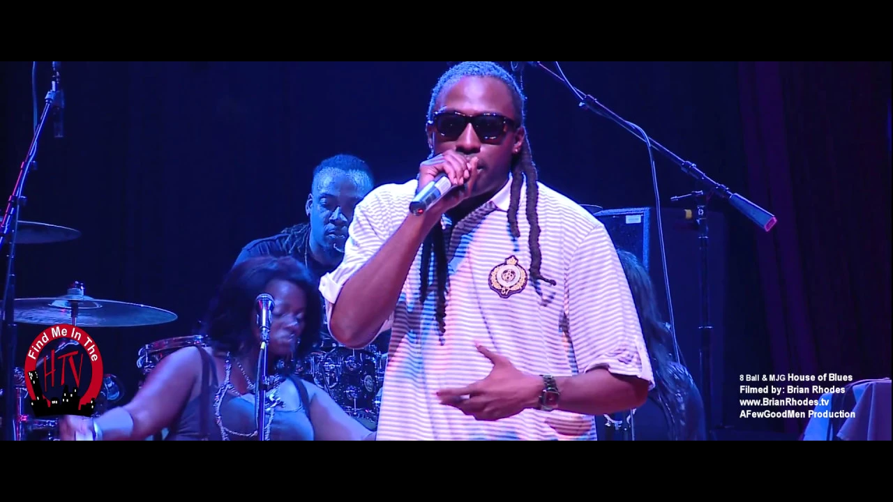 8 BALL & MJG Live @ HOUSE OF BLUES Houston  with full band