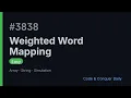 Weighted Word Mapping