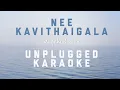 Download Lagu Nee kavithaigala - Maragatha Naanayam | karaoke with lyrics | Unplugged | Sebin Xavier