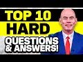 TOP 10 MOST DIFFICULT INTERVIEW QUESTIONS ANSWERS How to ANSWER Common Job Interview Questions