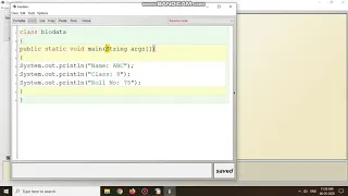 Class 8 Running Simple Programs in Java Part-1